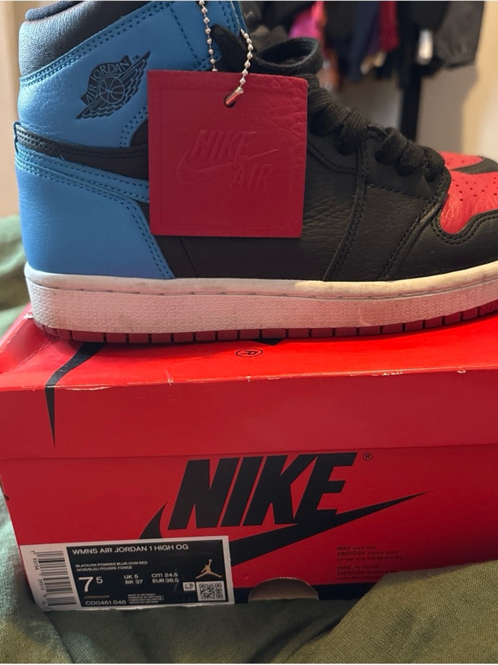 Nike Women’s Air Jordan 1 High - Black/Red/Blue
